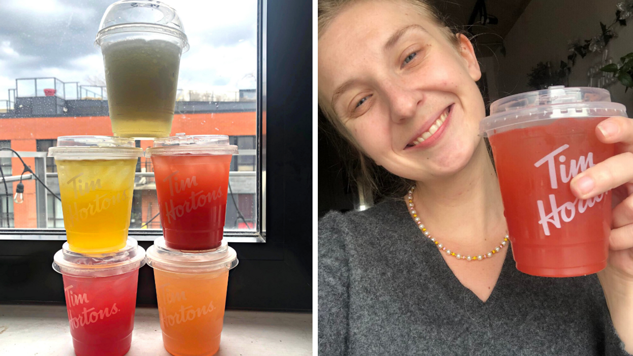5 combinaisons secrètes des boissons fruitées du Tim Hortons.