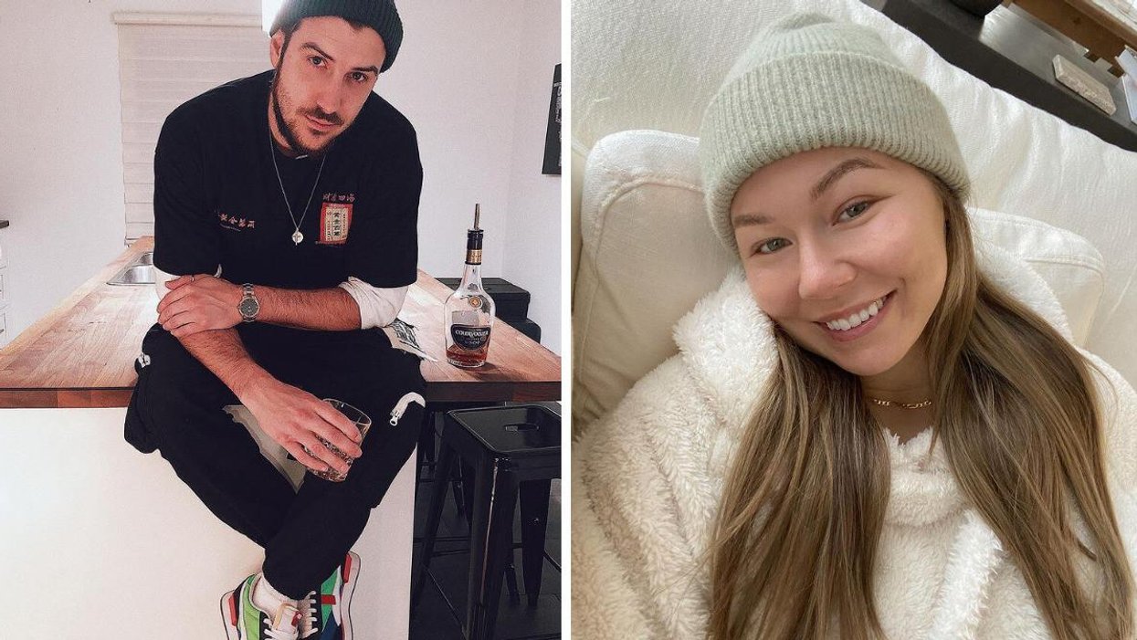 Adamo imite une photo de grossesse de la youtubeuse Alex Centomo et c'est hilarant