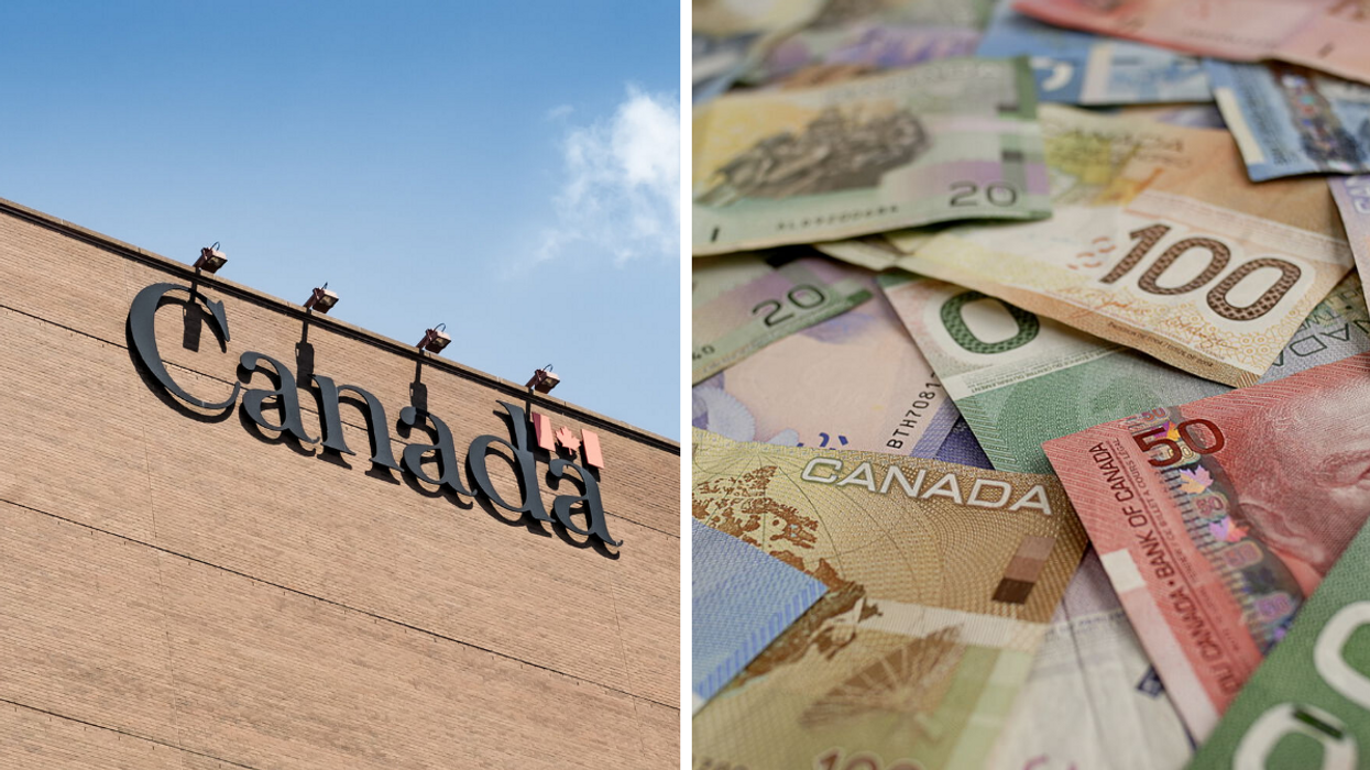 Agence du revenu du Canada. Droite : Dollars canadiens.