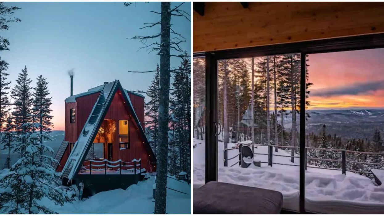 Airbnb : cabine cachée au Québec pour 2021