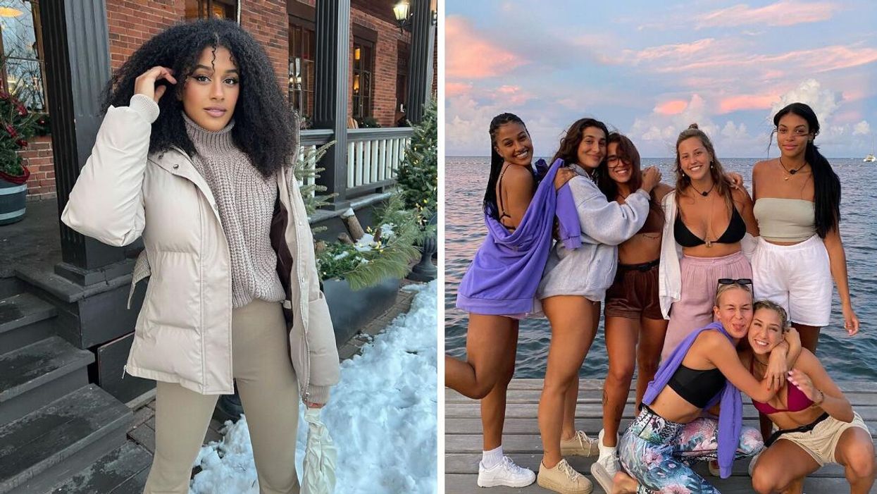 Aïssa d'OD Martinique. Droite : Les filles d'OD Martinique.