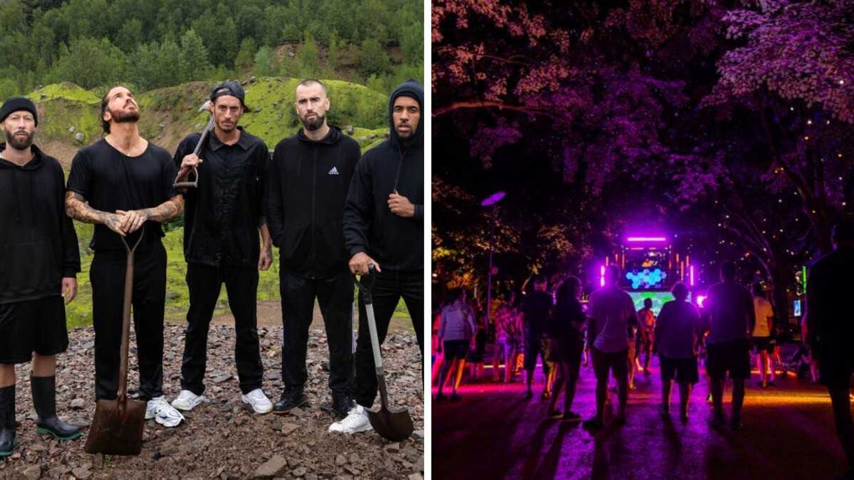 Alaclair Ensemble. Droite : Le festival Rose Gazon.
