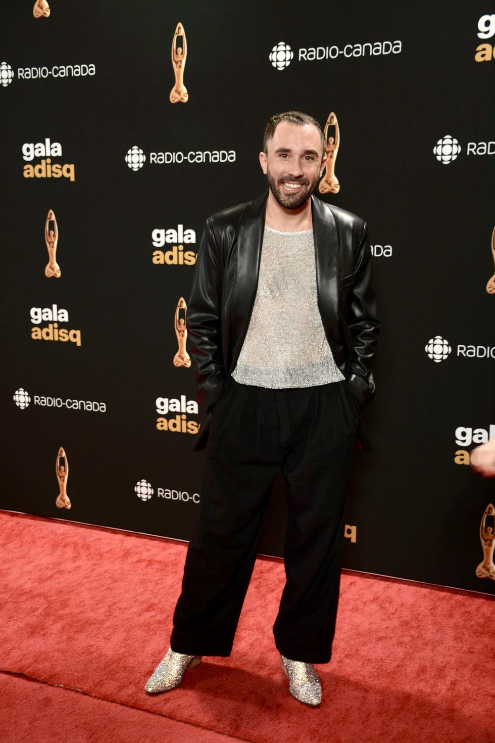 Alex Francoeur au Gala de l'ADISQ 2024.