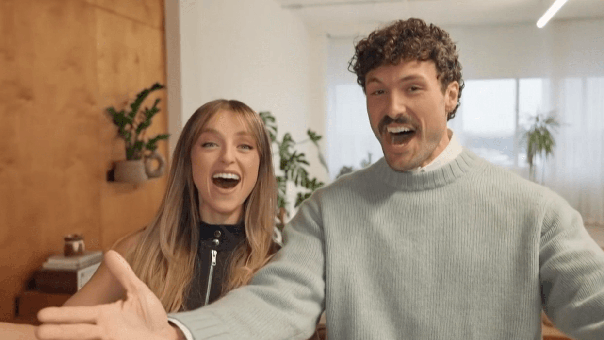 Alicia Moffet et Fred Robichaud, les animateurs d'Occupation Double.