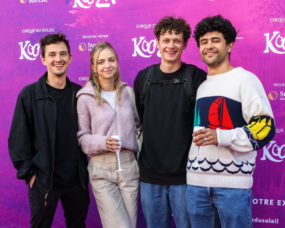 Antoine Bibeau Laforce, Ludivine Reding, L\u00e9vi Dor\u00e9 et Haroun Aramis.