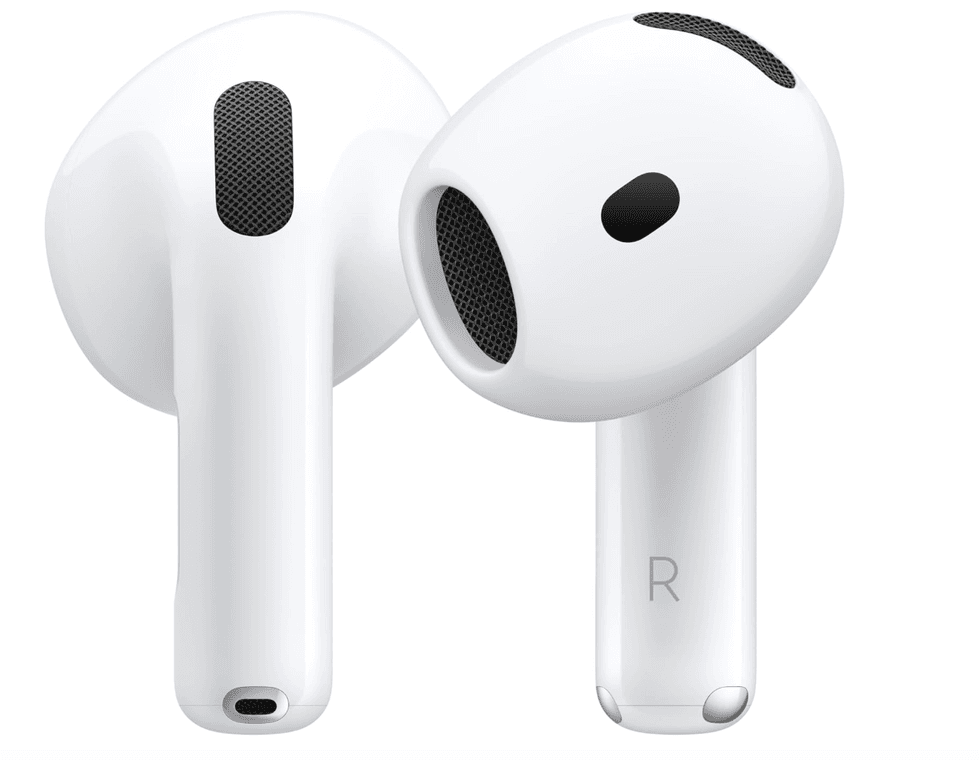 Apple AirPods 4 avec suppression active du bruit.