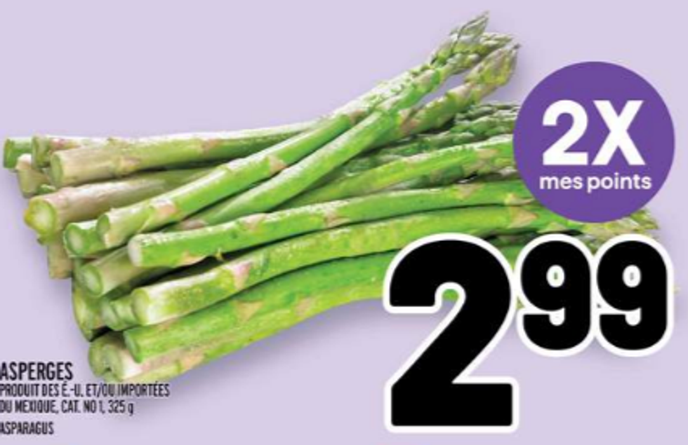 Asperges dans la circulaire du Metro.