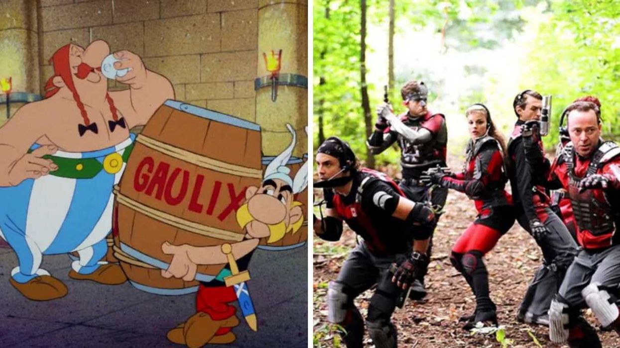 Astérix chez les Bretons. Droite : Dans une galaxie près de chez vous.