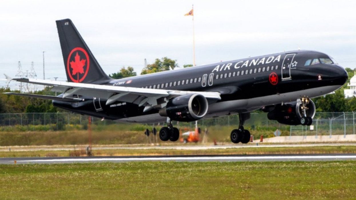 Avion de Air Canada.