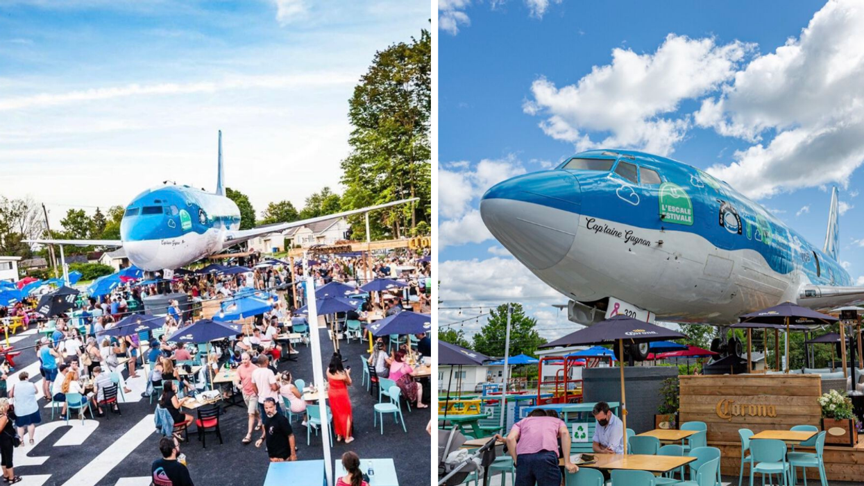 Avion du resto Le 737.