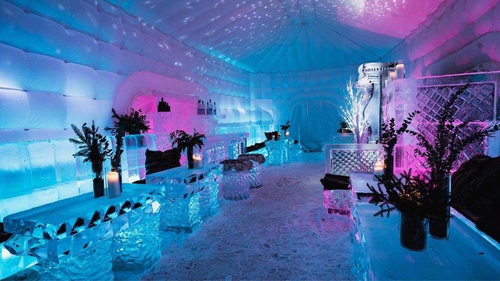 Bar de glace.