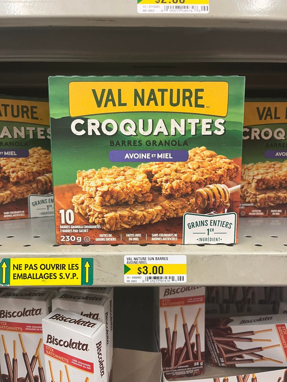 Barres granola Val Nature.