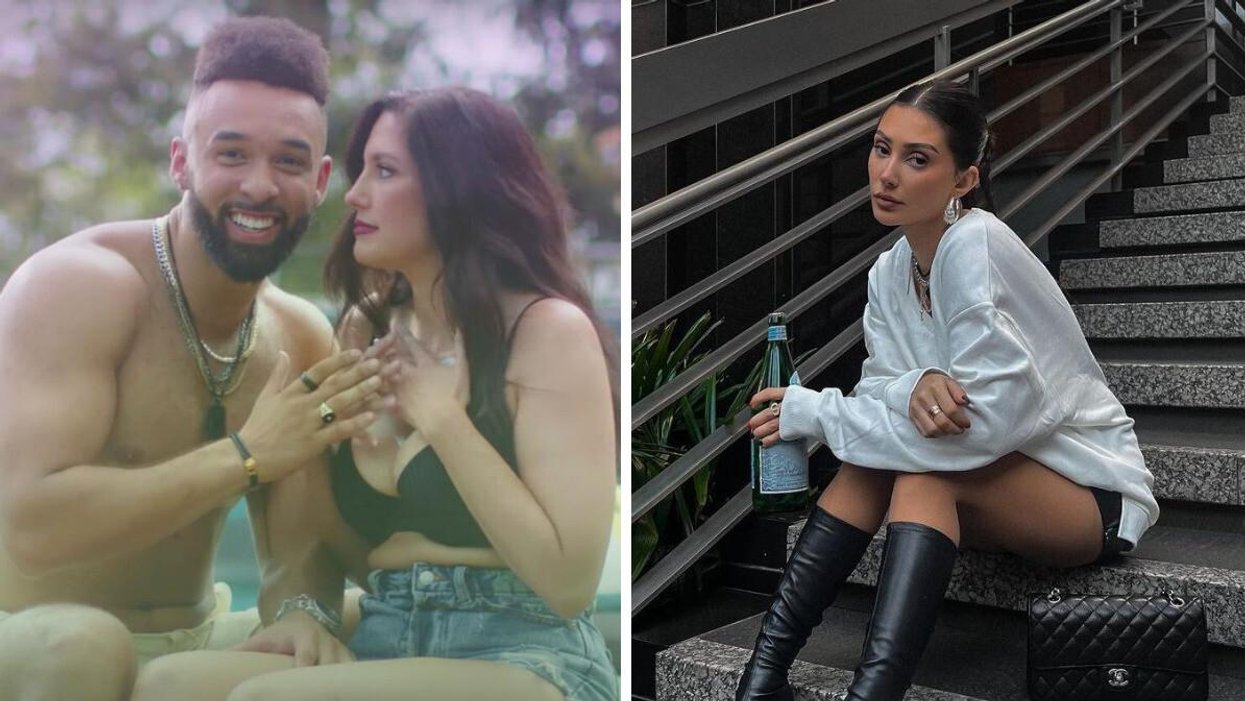 Bartise et LC de Love Is Blind. Droite : Francesca de Too Hot To Handle.