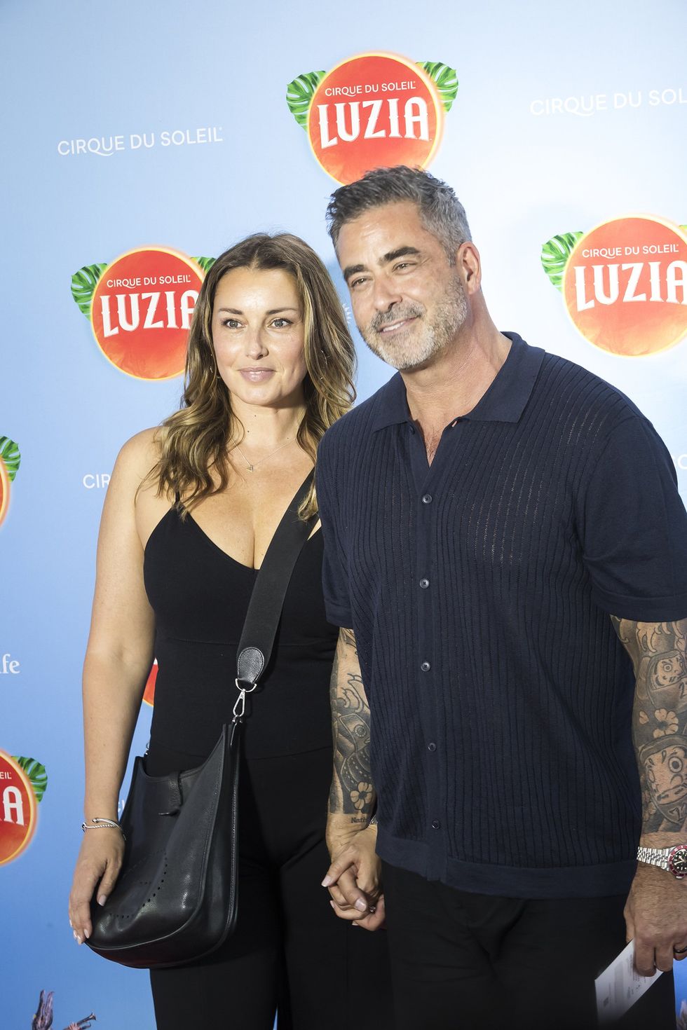 Benoit Gagnon et sa conjointe Nathalie sur le tapis rouge de Luzia du Cirque du Soleil.