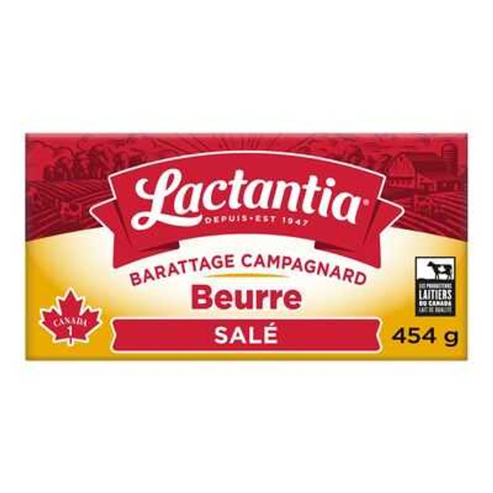 Beurre Lactantia sur le site de Super C.