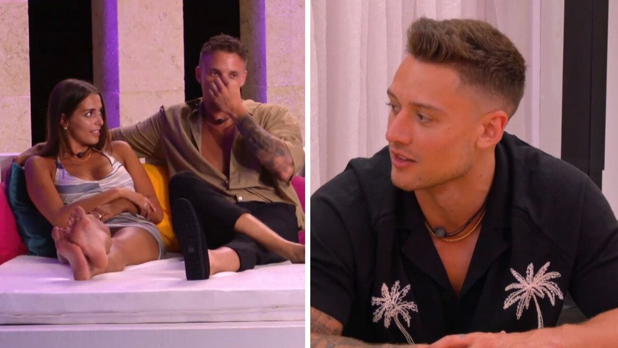 Bianka et Cedrick de L'île de l'amour. Droite : Tristan de L'île de l'amour.