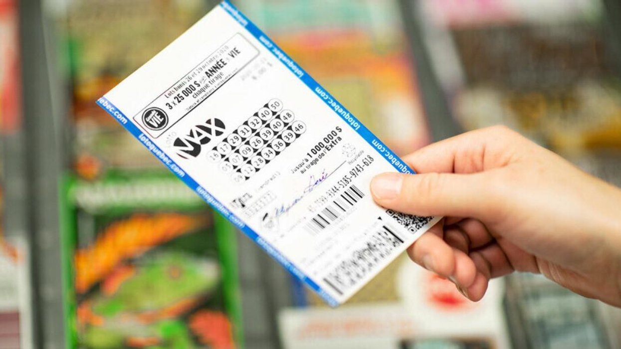 Billet Lotto Max de Loto-Québec.