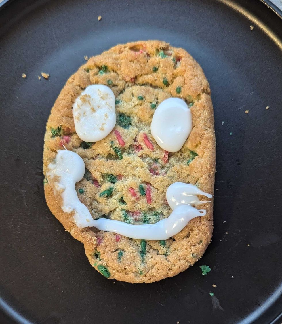 Biscuit sourire des F\u00eates de Tim Hortons.