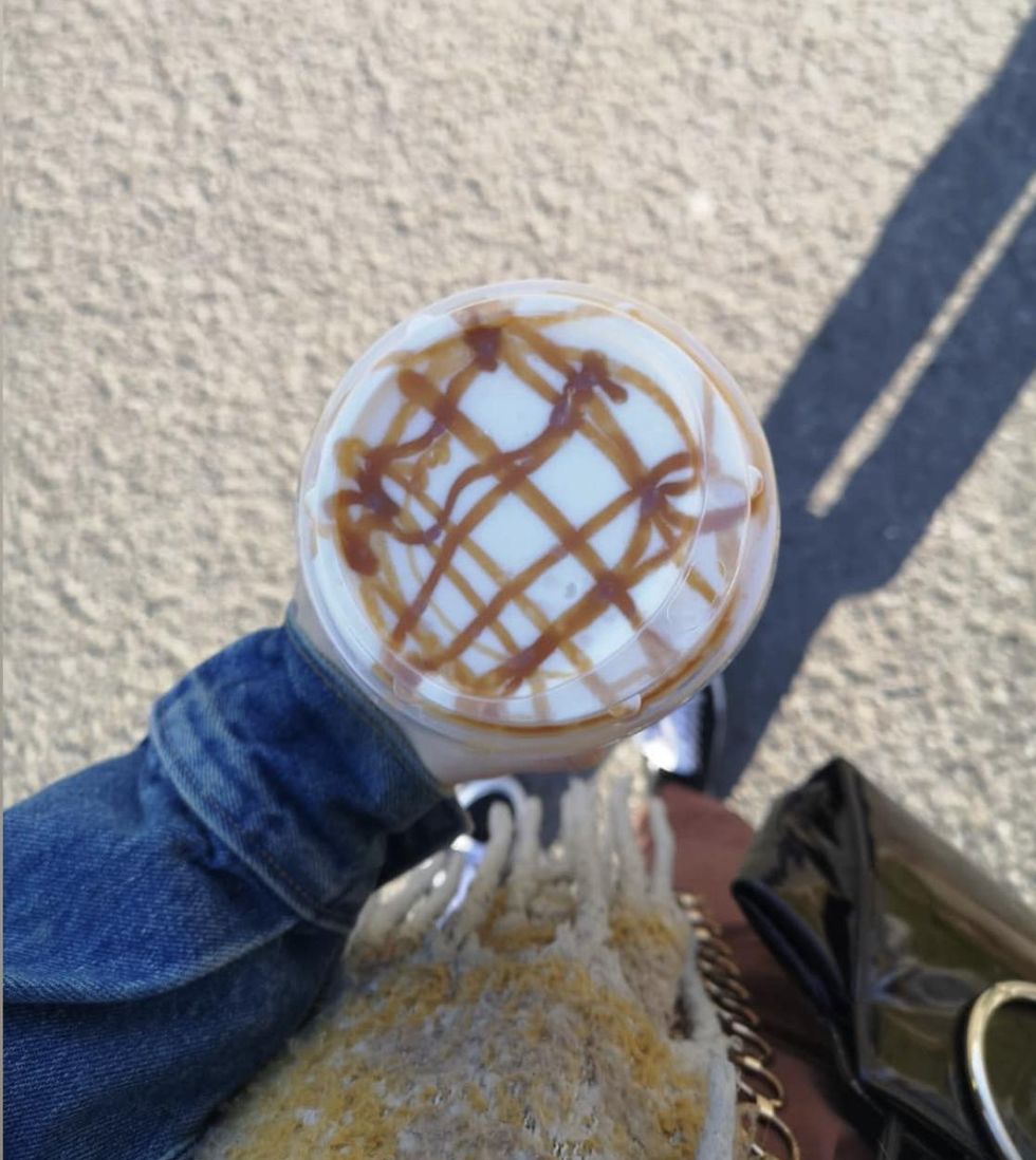 Boisson secr\u00e8te au Cadbury Creme Egg de Starbucks.