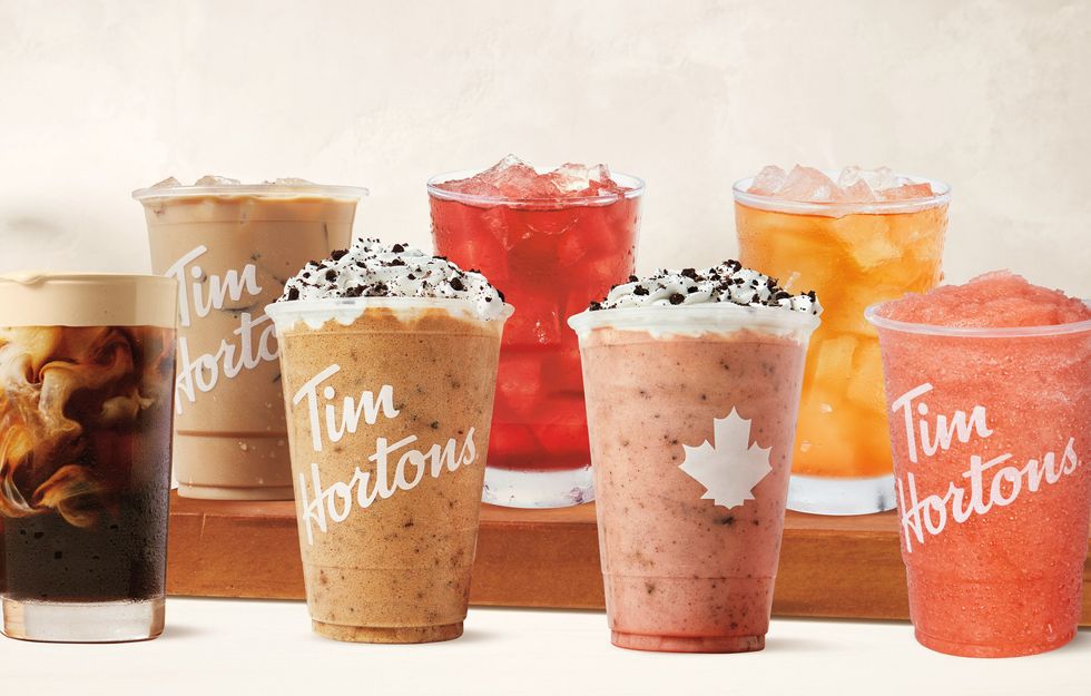 Boissons estivales Tim Hortons.