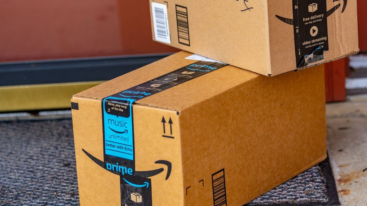 Boîtes Amazon Prime.