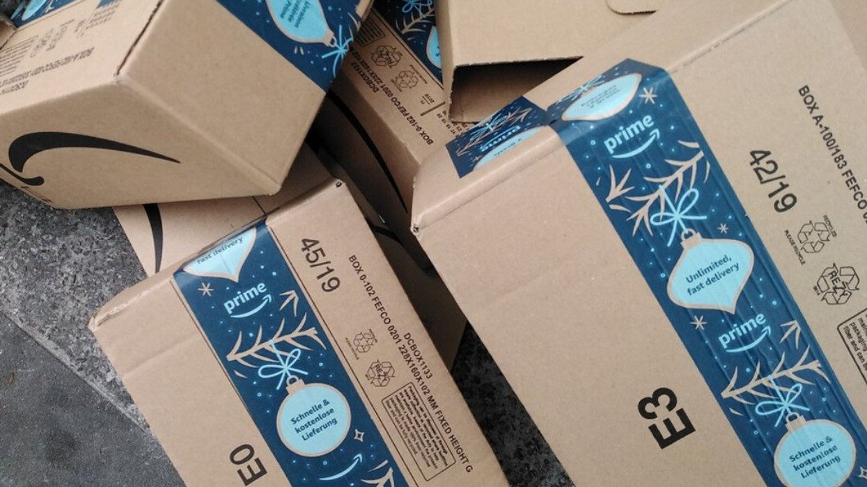 Boîtes de livraison Amazon Prime.