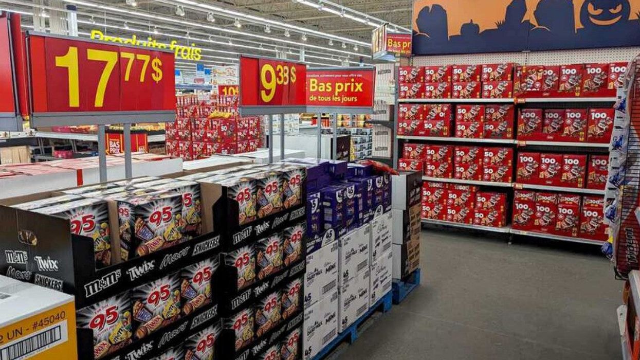 Bonbons d'Halloween au Walmart.
