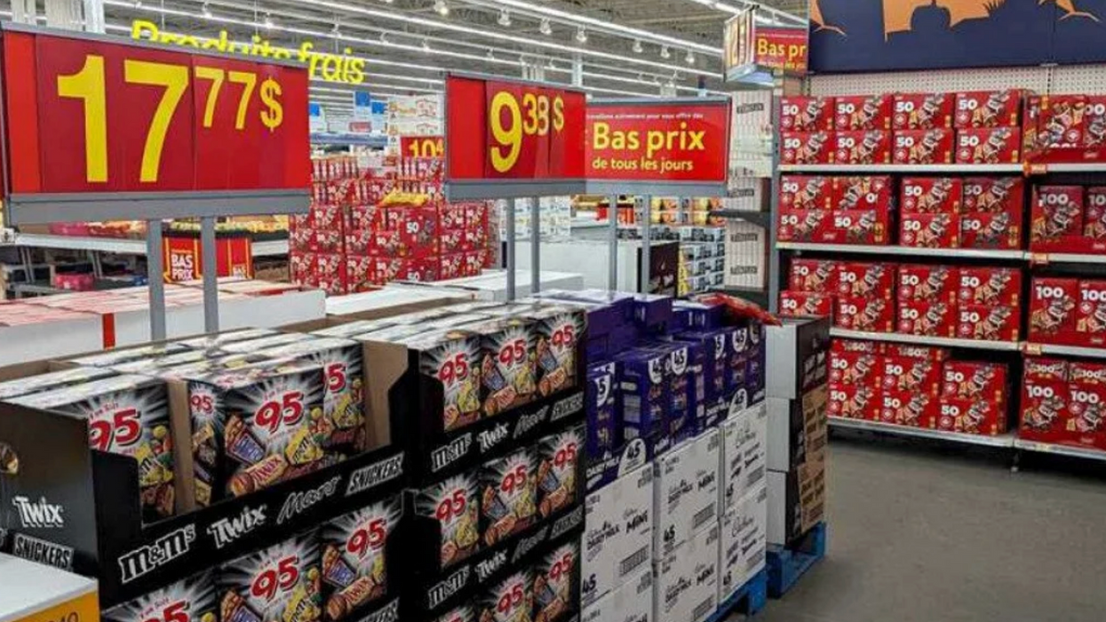 Bonbons d'Halloween au Walmart.