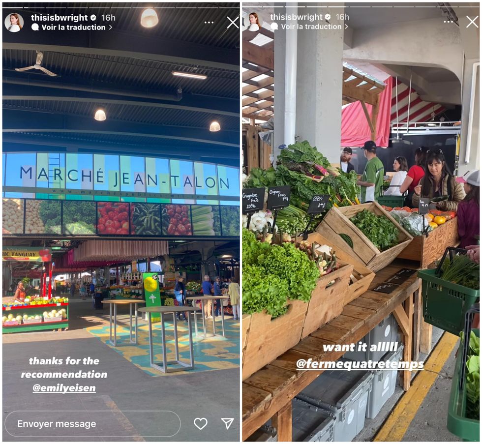 Bonnie Wright au march\u00e9 Jean-Talon de Montr\u00e9al.