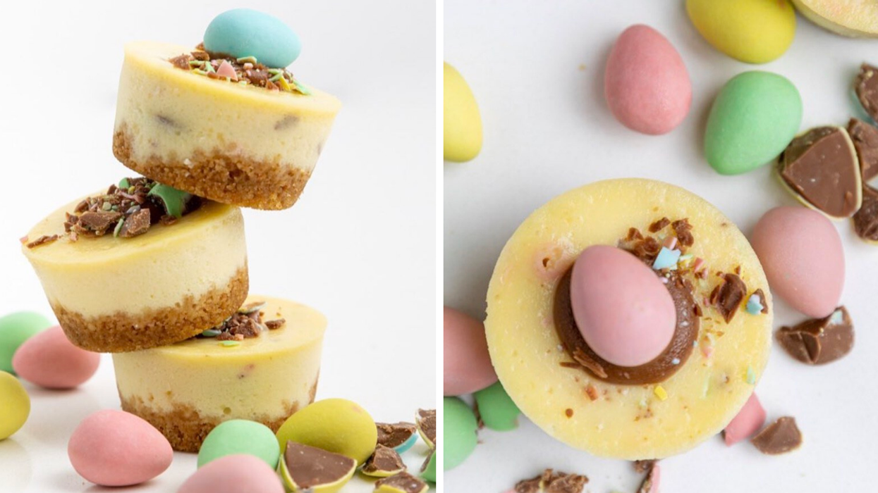 Bouchées de cheesecake aux Mini Eggs du Buono Bite.