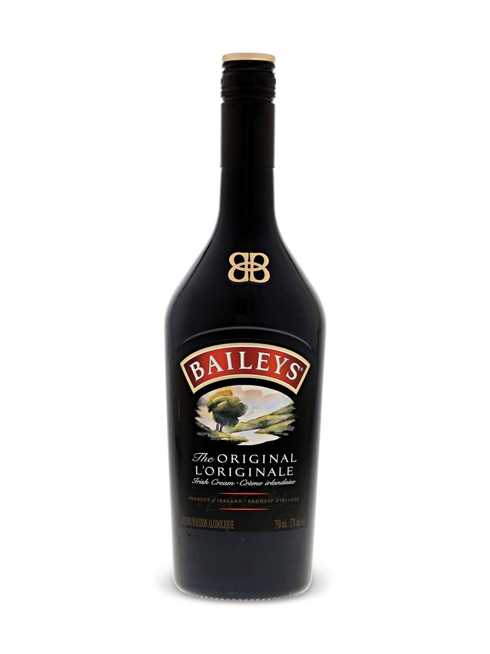 Bouteille de cr\u00e8me irlandaise Baileys L'originale.