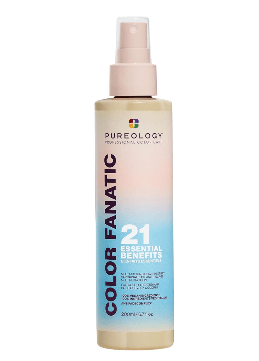 Bouteille vaporisatrice du revitalisant sans rin\u00e7age Color Fanatic de Pureology.
