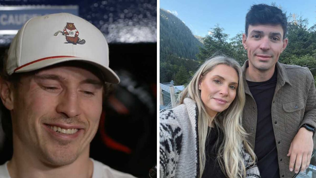 Brendan Gallagher. Droite : Angela et Carey Price.