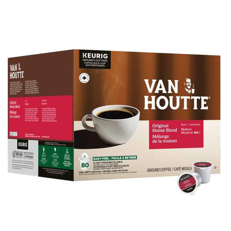 Caf\u00e9 M\u00e9lange de la maison de Van Houtte paquet de 80 capsules K-Cups sur le site de Costco