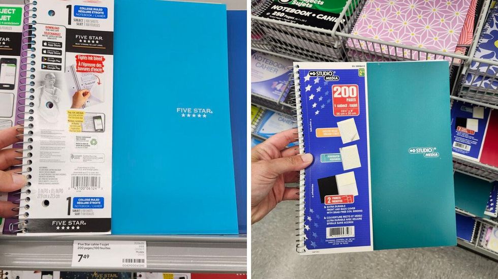 Cahier \u00e0 spirales un sujet 200 pages.