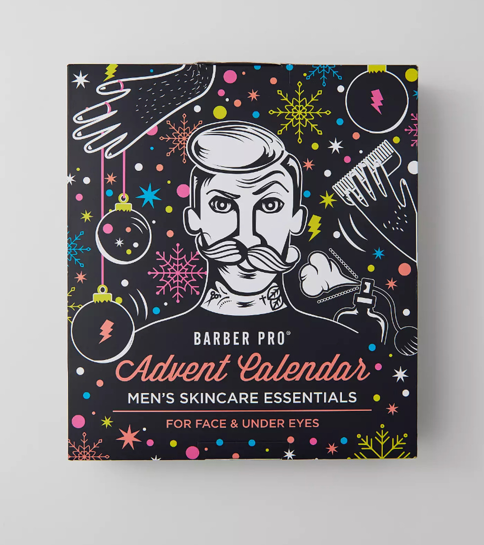 Calendrier de l'avent pour hommes \u00ab Barber pro \u00bb.