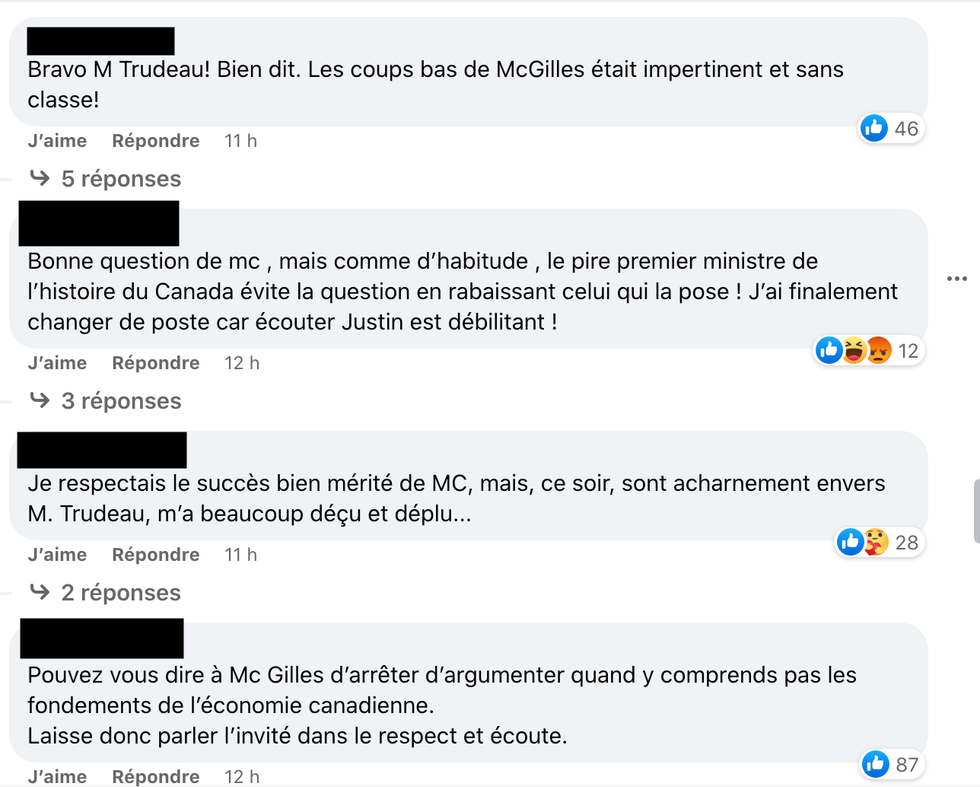 Capture d'\u00e9cran Facebook.