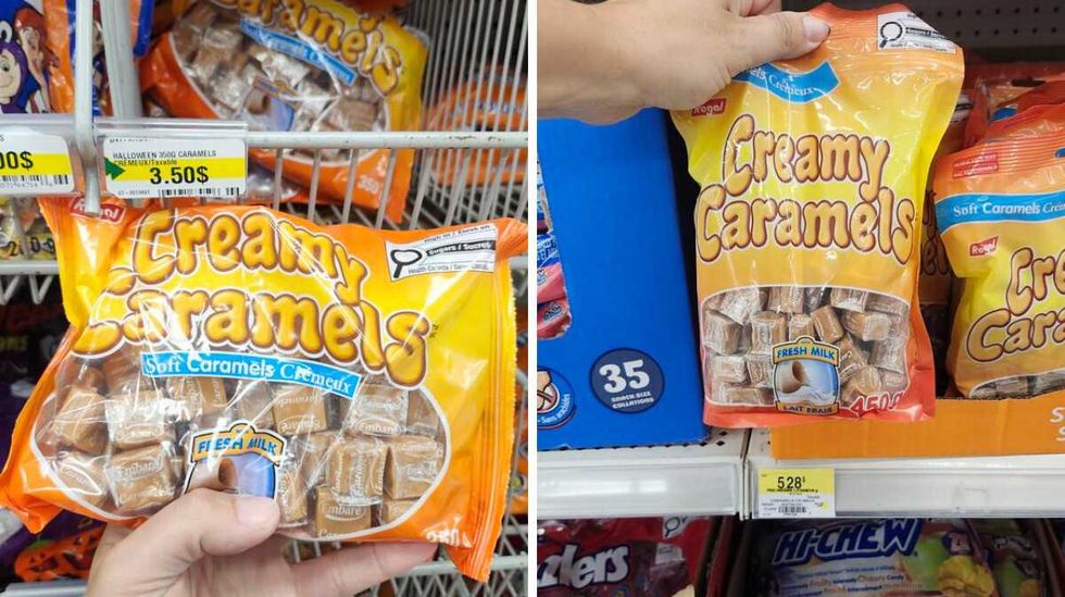 Caramels cr\u00e9meux.