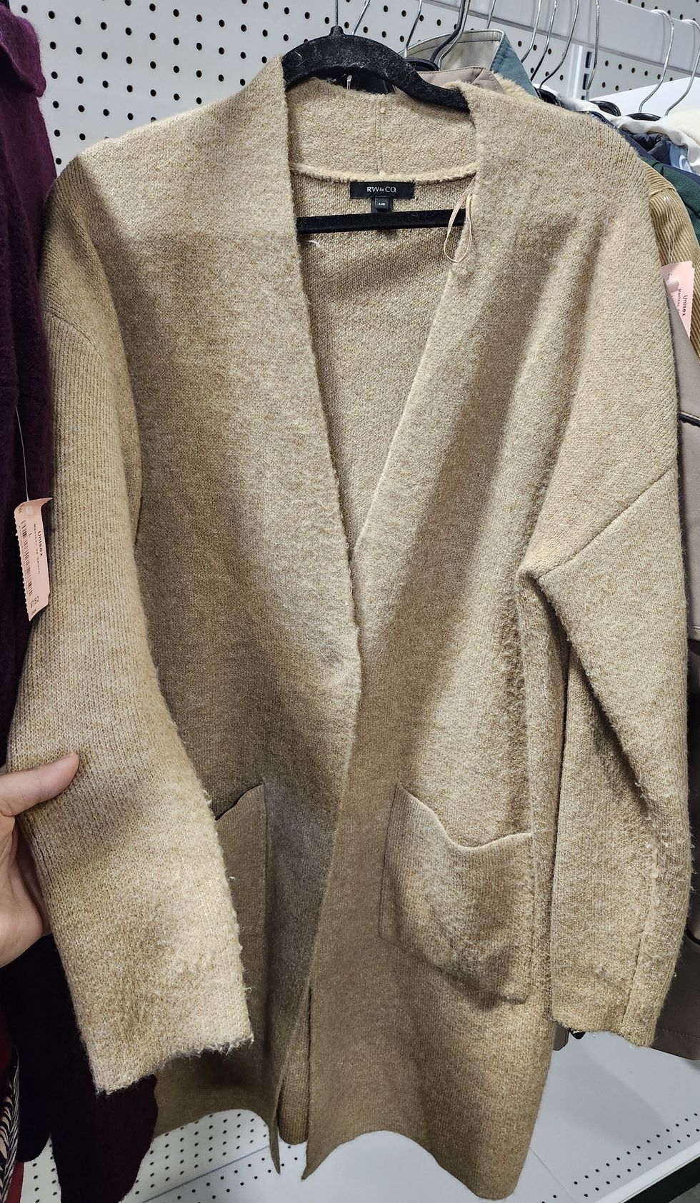 Cardigan beige de RW&CO.