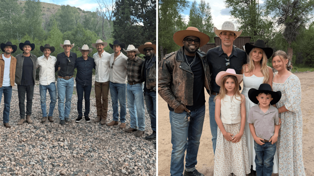 Carey Price, P.K. Subban et d'autres anciens joueurs du Canadien de Montréal. Droite : P.K. Subban, Carey Price, Angela Price et leurs enfants.