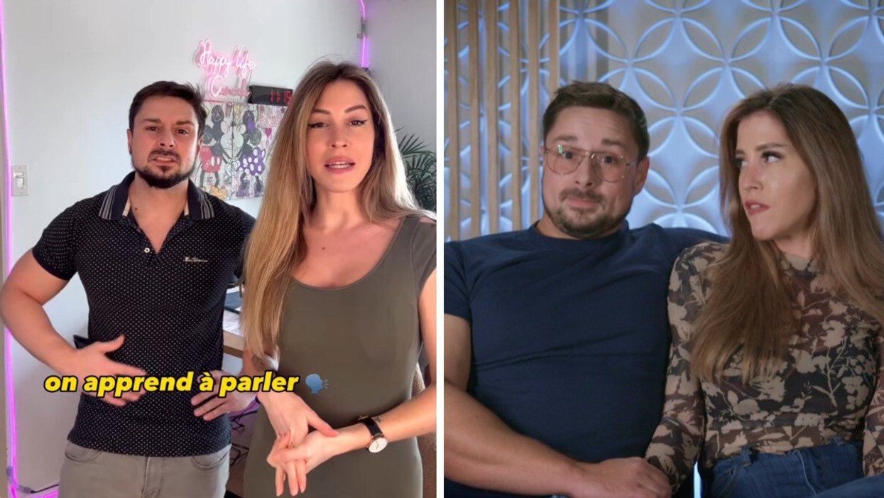 Caroline et Martin à « Combien tu m'aimes? ».