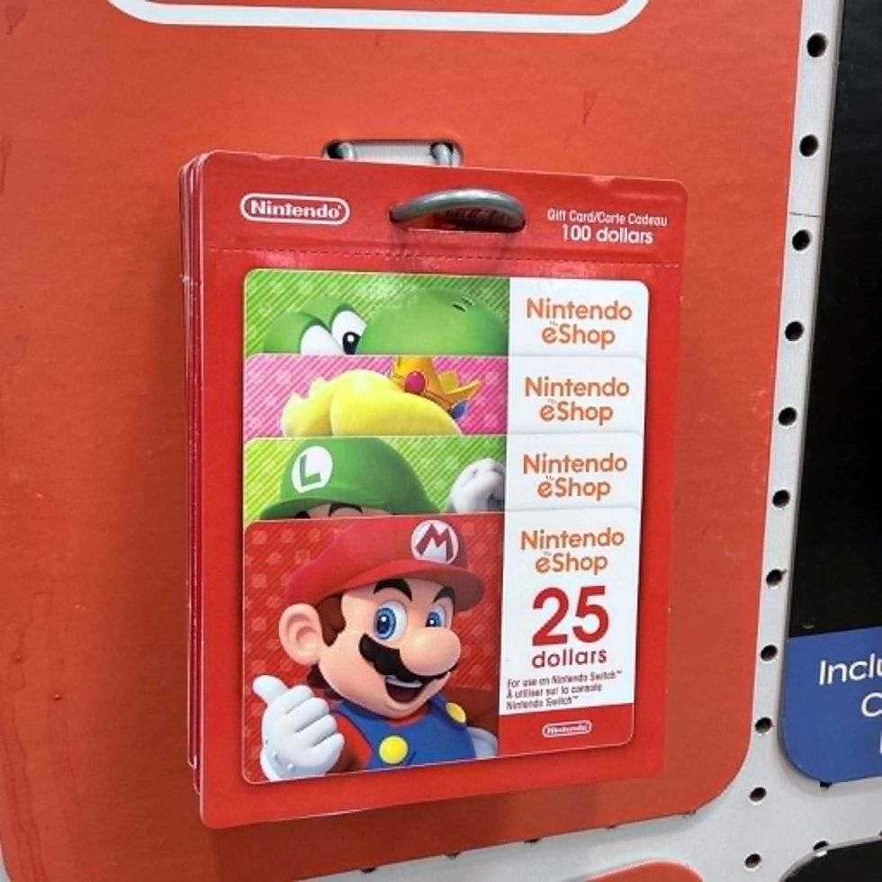 Carte-cadeau Nintendo eShop en vente au Costco pour 100 $.