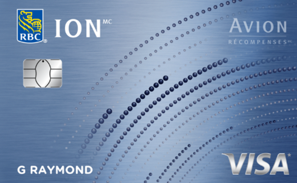 Carte Visa RBC ION.