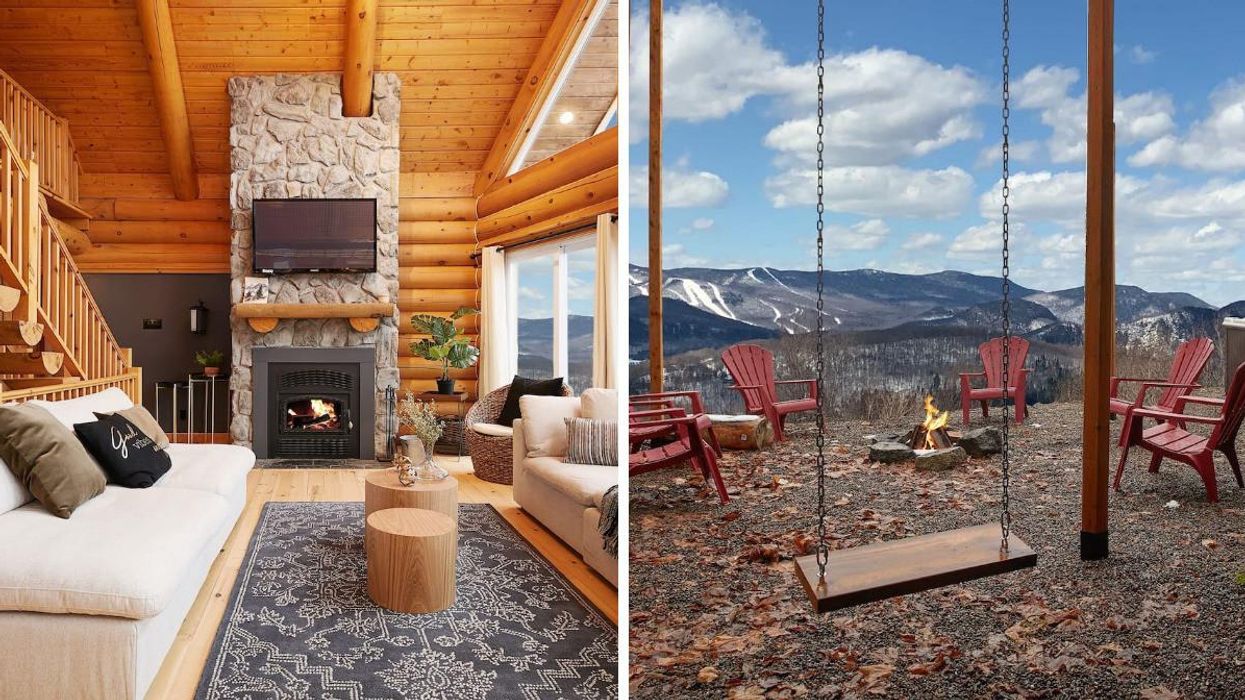 Ce chalet à louer en gang offre une vue à couper le souffle sur le mont Tremblant