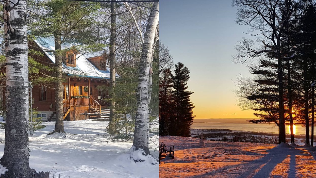 Ce chalet pas cher à louer près de Québec offre une vue spectaculaire sur l’Île d’Orléans