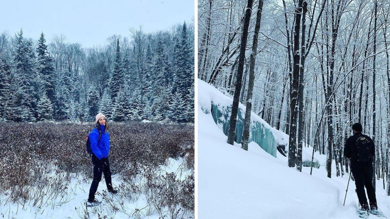 Ce parc à 1h de Laval offre un paysage tout simplement magnifique en hiver