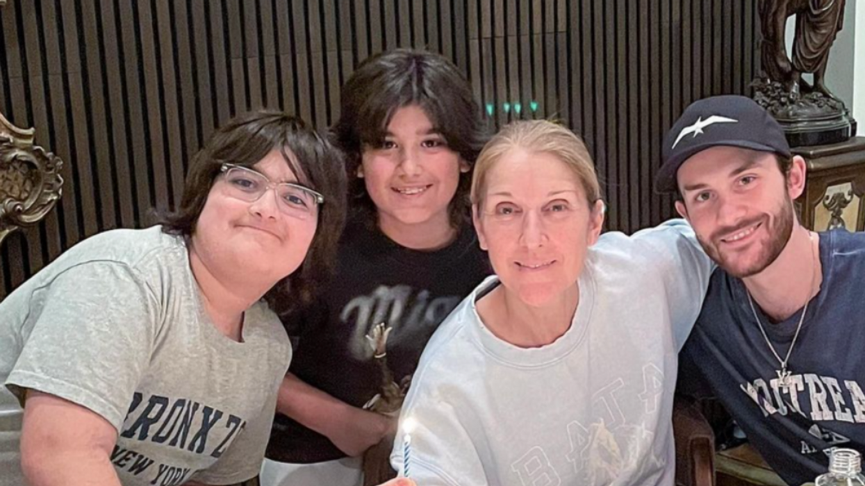 Céline Dion et sa famille.