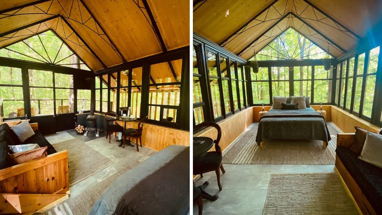 Cette cabane dans les arbres à 2 h de Québec est parfaite pour un séjour romantique