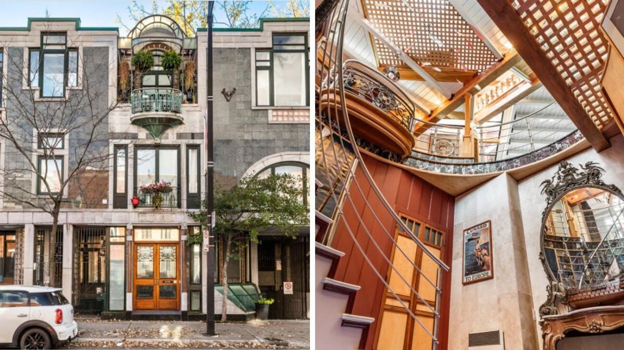 Cette maison de 1,4 M$ à Montréal cache un intérieur digne de l’univers d’Harry Potter
