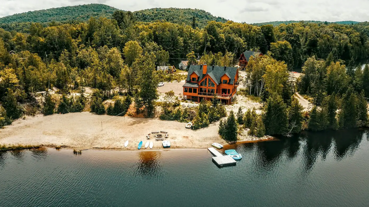 Chalet à louer dans les Laurentides.